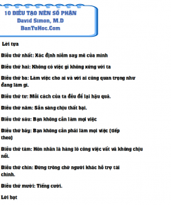 Download 10 Điều Tạo Nên Số Phận pdf